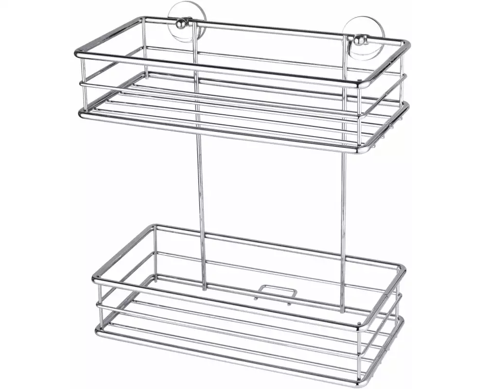 tesa Bad-Utensilienhalter Baath+ Silber, Stahl