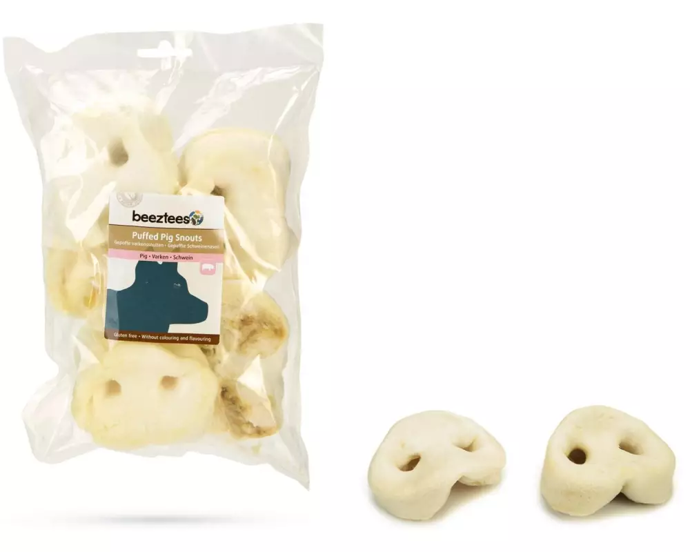 Beeztees Kausnack Schweineschnauze geröstet, 5 Stück
