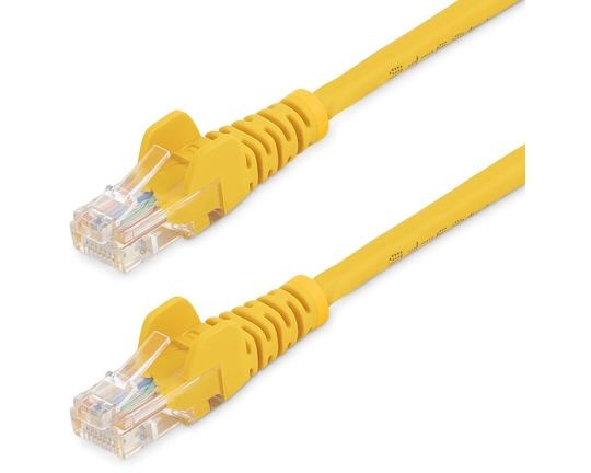 StarTech.com 5m Yellow Cat5e Patch Cable with Snagless RJ45 Connectors