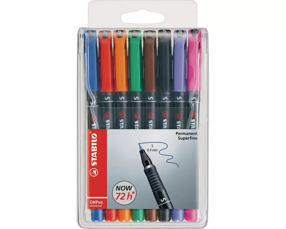 STABILO Folienstift OHPen Universal S 8 Stück