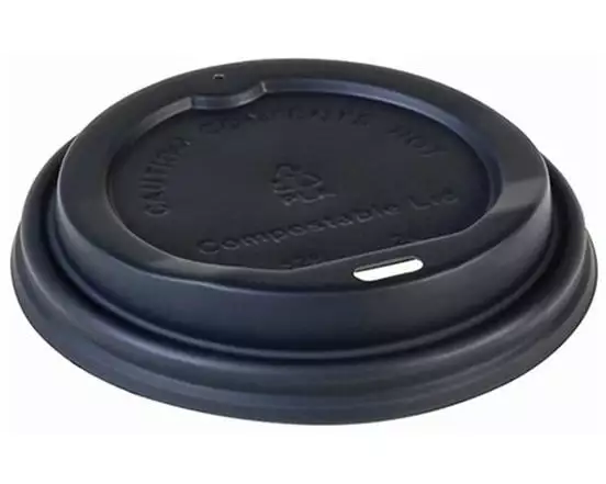 Haushaltsware Deckel zu 200 ml Kaffeebecher, 50 Stück, Schwarz