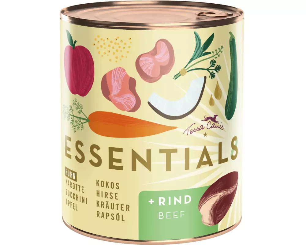 Terra Canis Nassfutter Essential 8 Huhn & Rind, 780 g