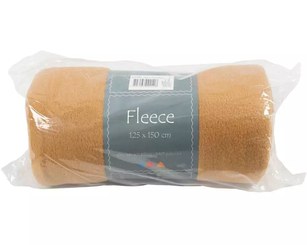 Creativ Company Fleece 150 cm x 125 cm, Beige
