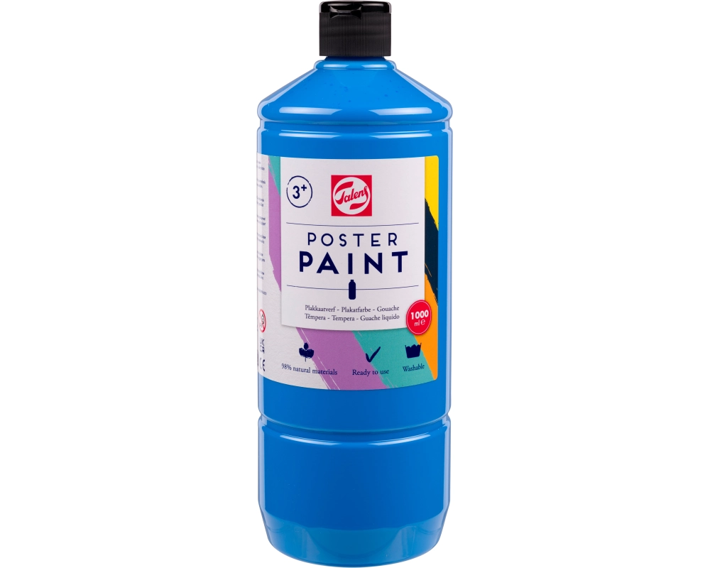 TALENS Plakatfarbe 1000ml 36715011 hellblau