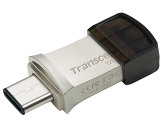 Transcend JetFlash 890 128 GB USB 3.1 (Gen 1) Type A, USB Type C Flash Drive