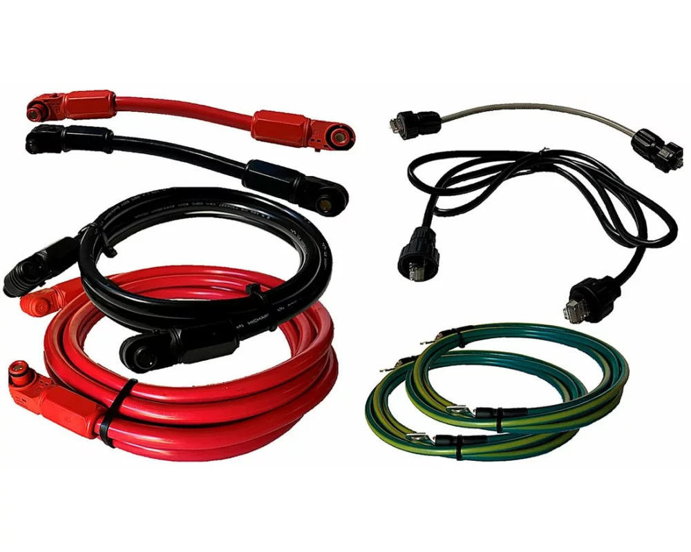 EATON xStorage Hybrid cable kit for 2 batteries for Hybrid Inverter three-phase earthing com. red and black power cable