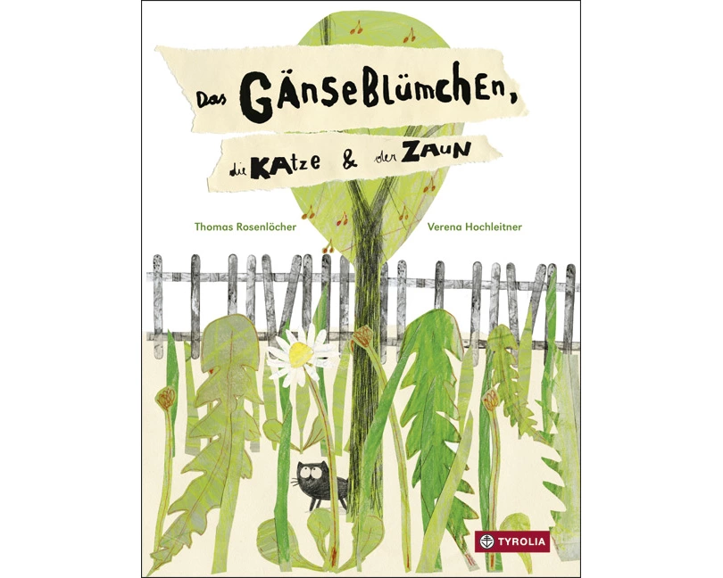 Das Gänseblümchen, die Katze und der Zaun