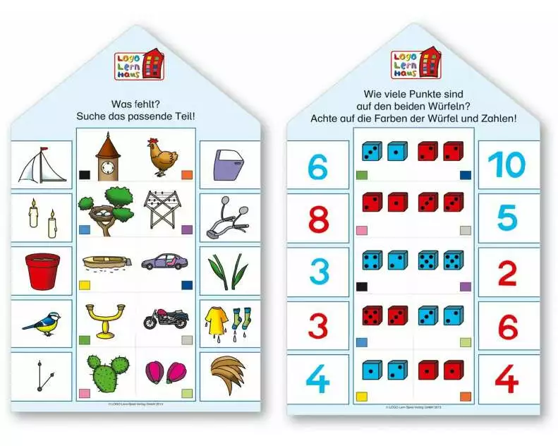 Logo Lernhaus 1 Kartensatz Kinderwissen