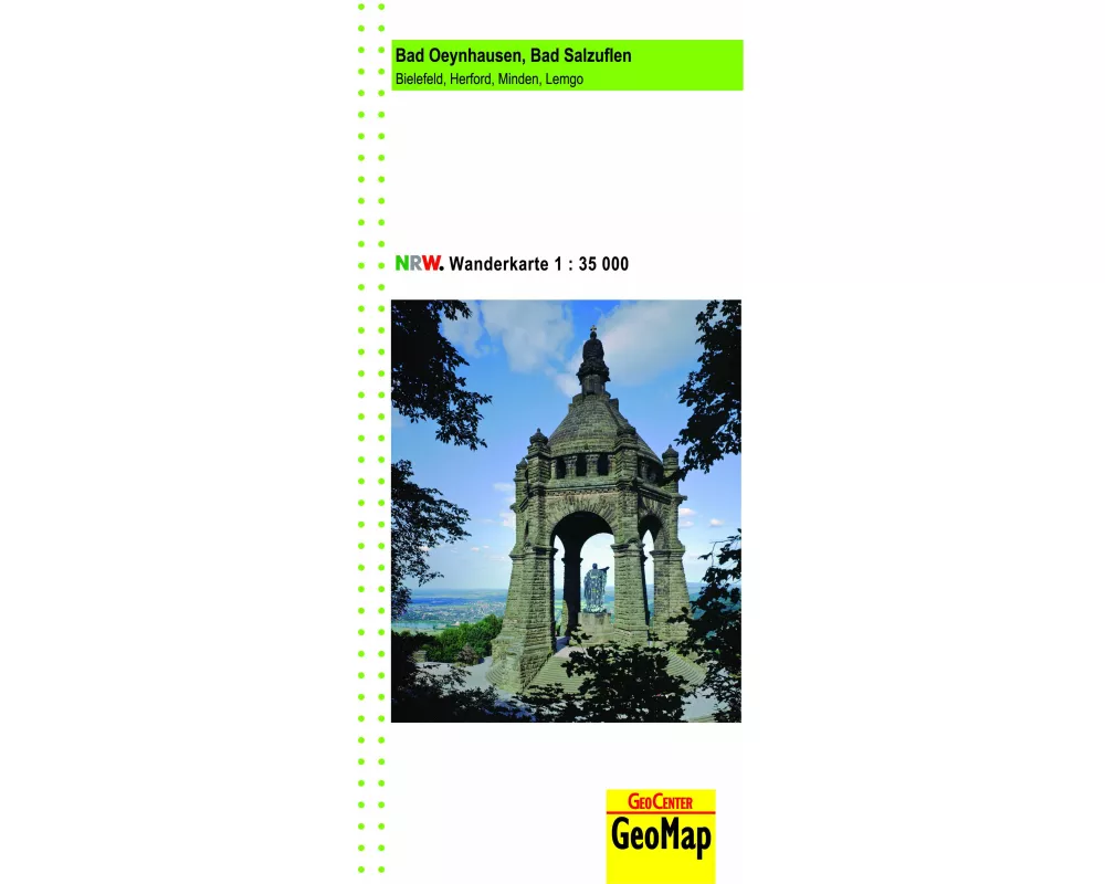 Bad Oeynhausen, Bad Salzuflen Wanderkarte 1:35 000