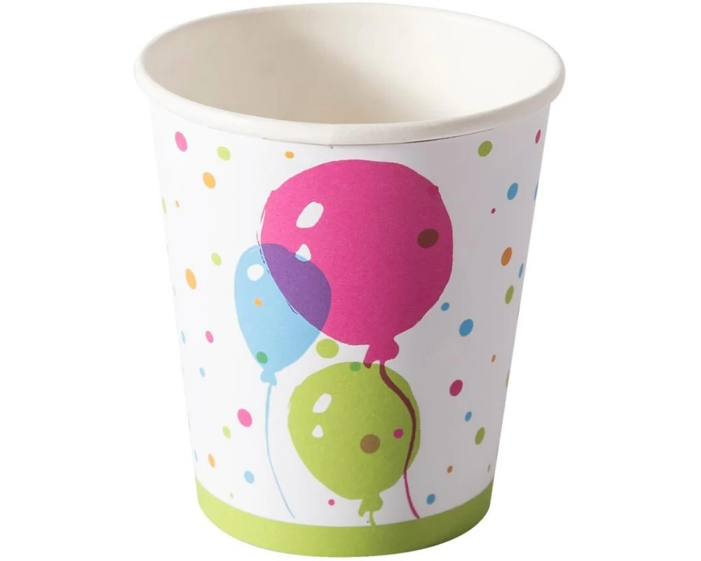 Paper + Design Einwegbecher Splash Balloon 10 Stück