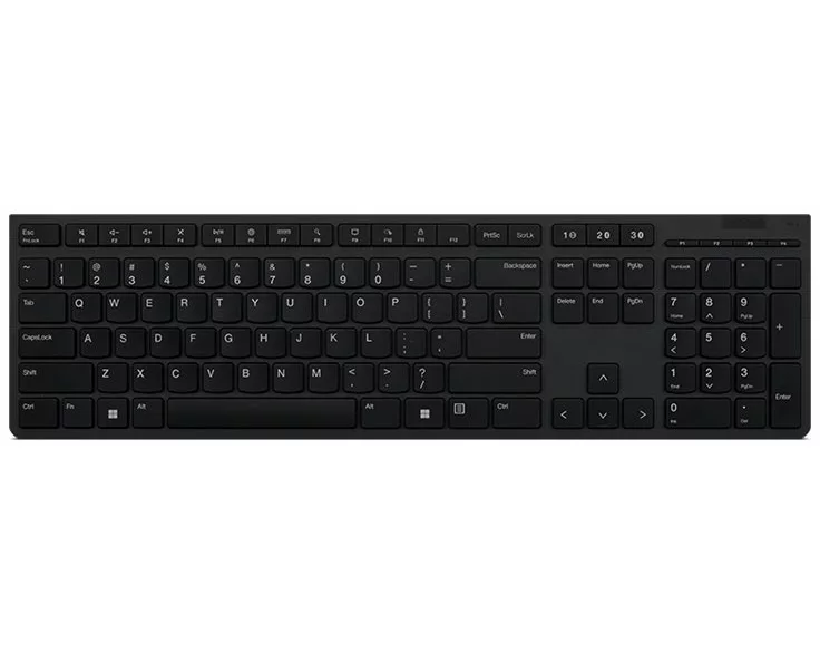 Lenovo Professional Wireless Rechargeable Keyboard US English & Euro