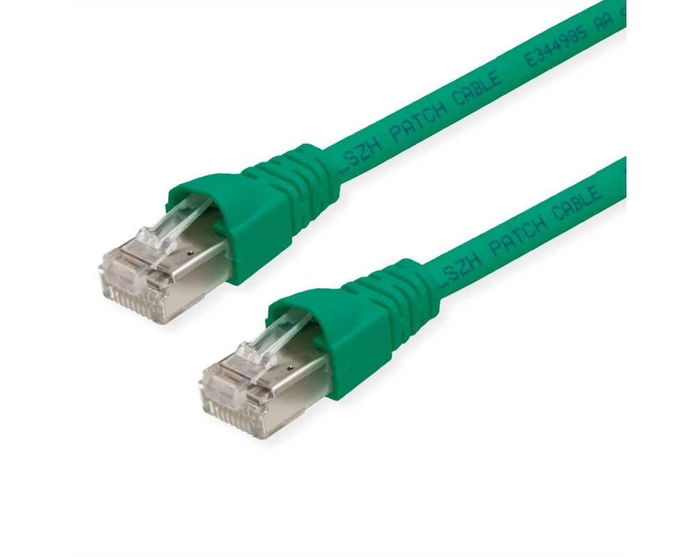 TELEGÄRTNER Patchkabel S/FTP, Cat.6A, LSOH, grün, 20 m