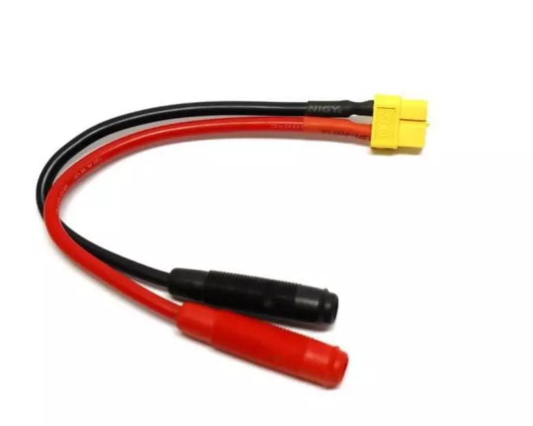EP Adapterkabel XT60 zu 4 mm Bananenbuchse