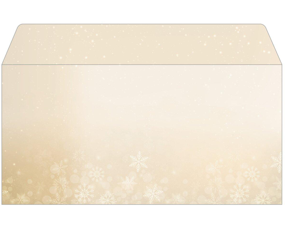 SIGEL Couvert Weihnachten C6/5 DU633 Golden Christmas Night 25 Stk.
