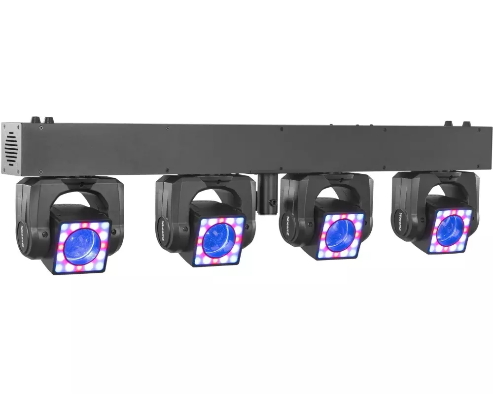 BeamZ ShowBar GO Shine Lichtleiste mit 4 Moving Heads