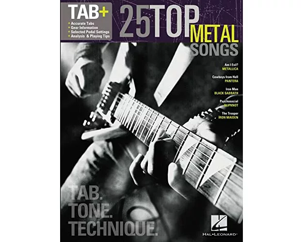 25 Top Metal Songs - Tab. Tone. Technique