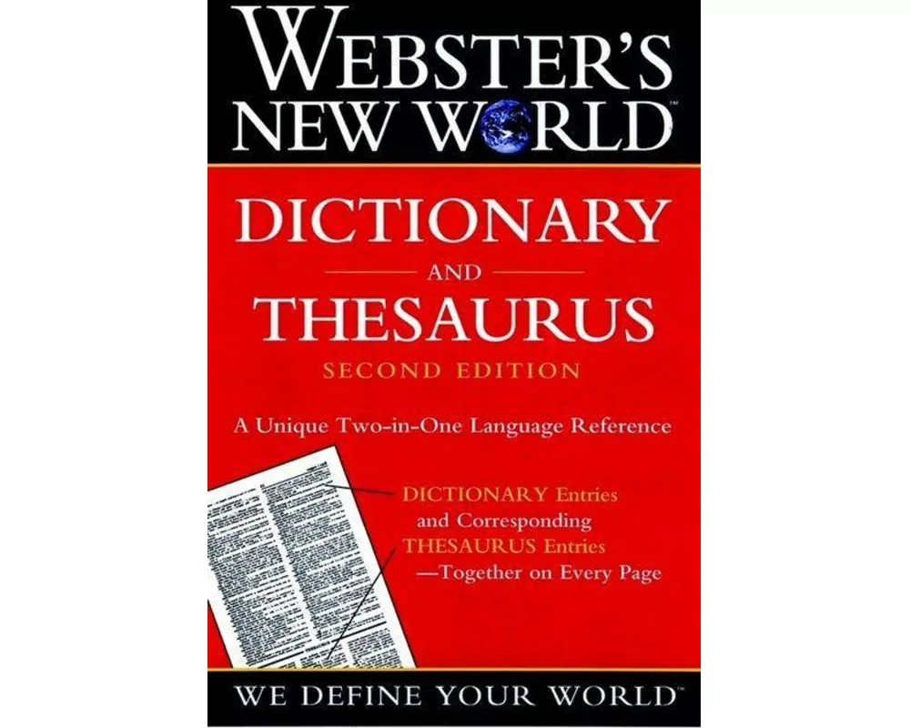 Webster's New World Dictionary And Thesaurus, (paper Edition)