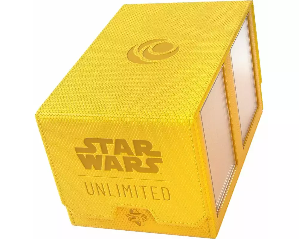 Asmodée Kartenbox Star Wars: Unlimited Double Deck Pod gelb