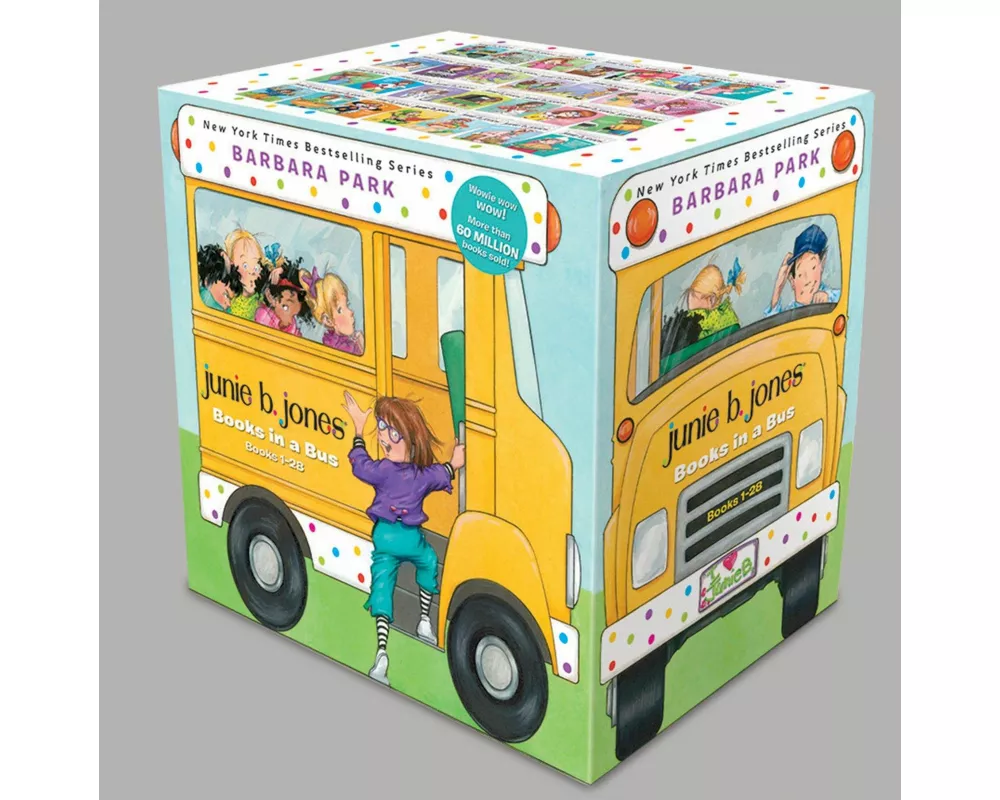 Junie B. Jones Books in a Bus 28-Book Boxed Set