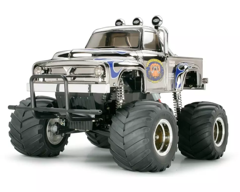 Tamiya Monster Truck Midnight Pumpkin Metallic Bausatz + ESC, 1:12