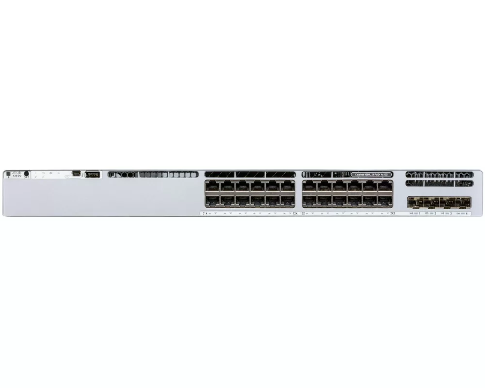 Cisco Catalyst 9300L 24p 8mGig Network Essentials 4x10G Uplink, DNA Subscription required