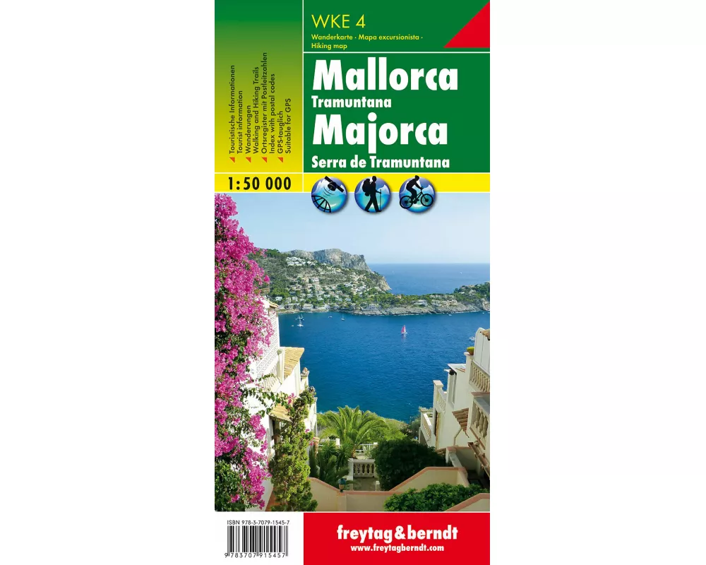 freytag & berndt Wanderkarte WKE 4 Mallorca - Tramuntana 1:50.000