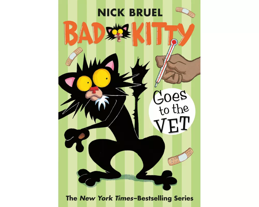 Bad Kitty Goes to the Vet (Paperback Black-And-White Edition)
