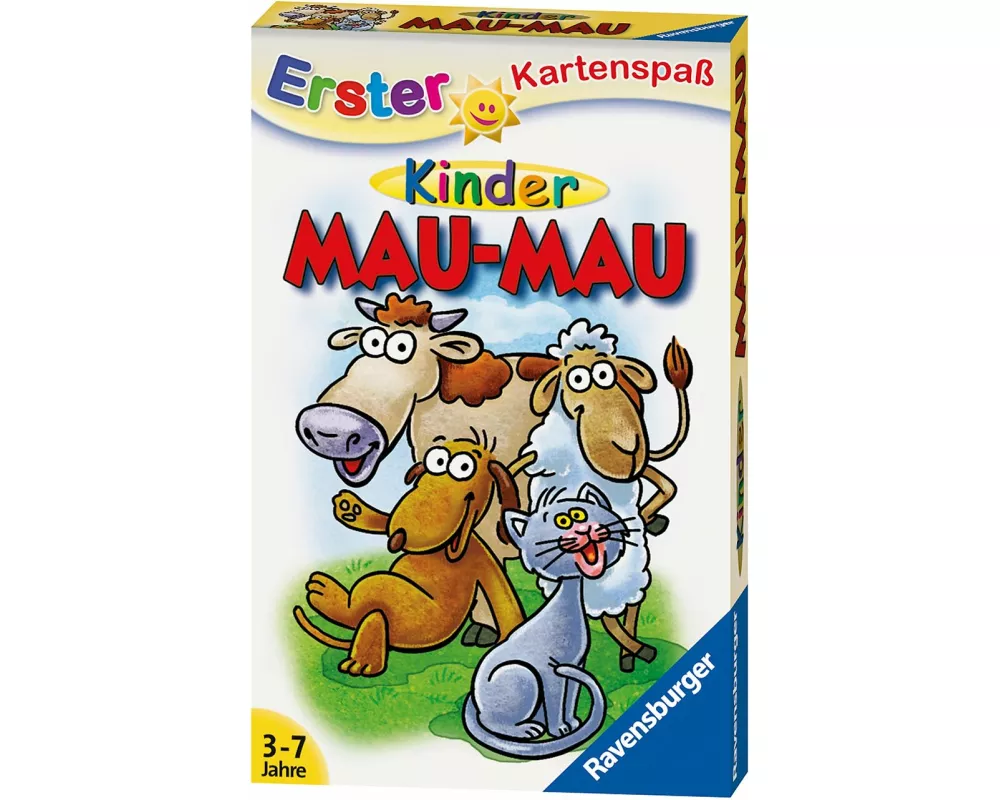 Kinder Mau Mau - Kartenspiel ab 3 Jahre