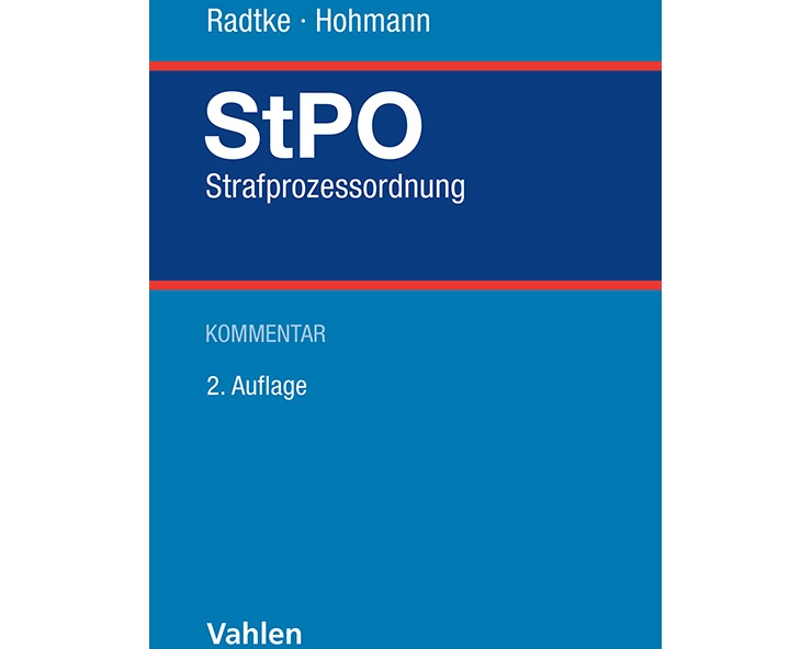 Strafprozessordnung. StPO
