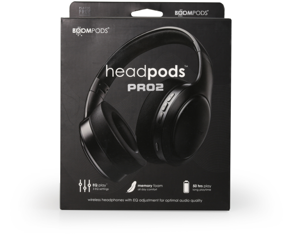 BOOMPODS Headpods Pro2 HP2BLK Black