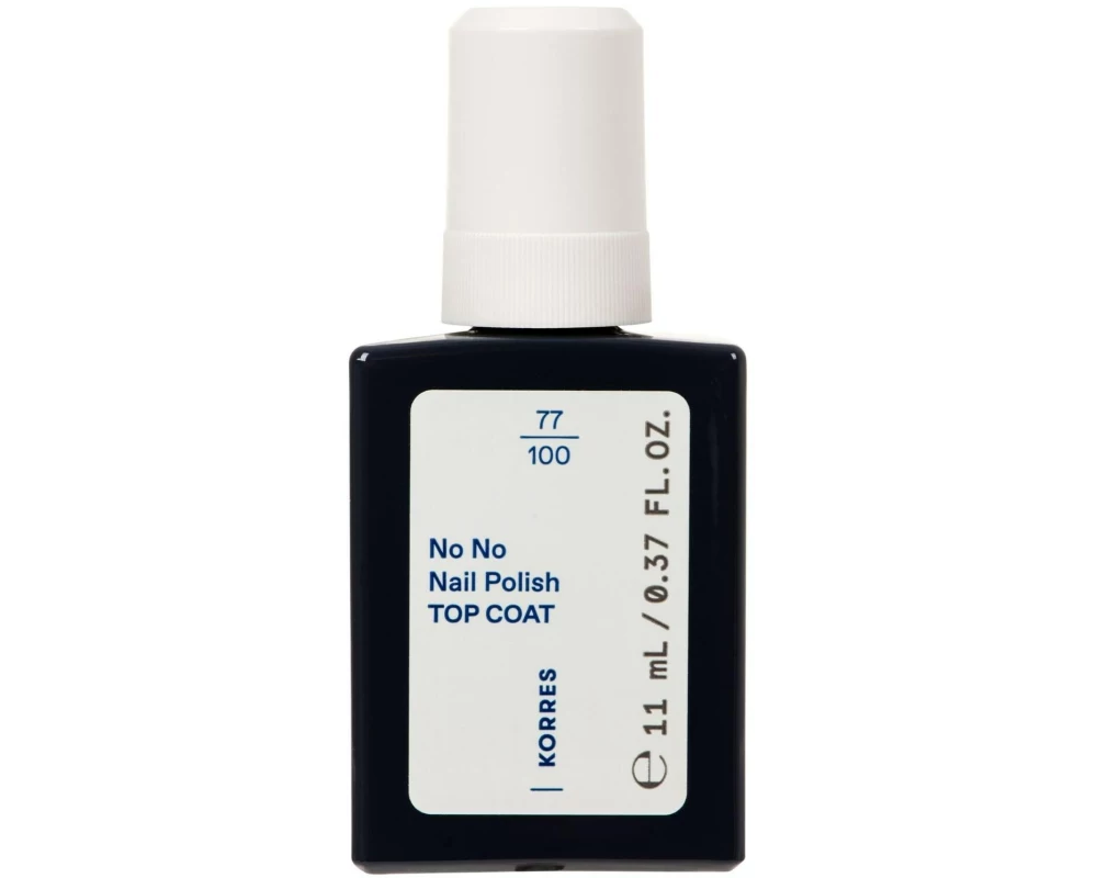 KORRES No No Nail Polish Top Coat 1 Clear Top Coat