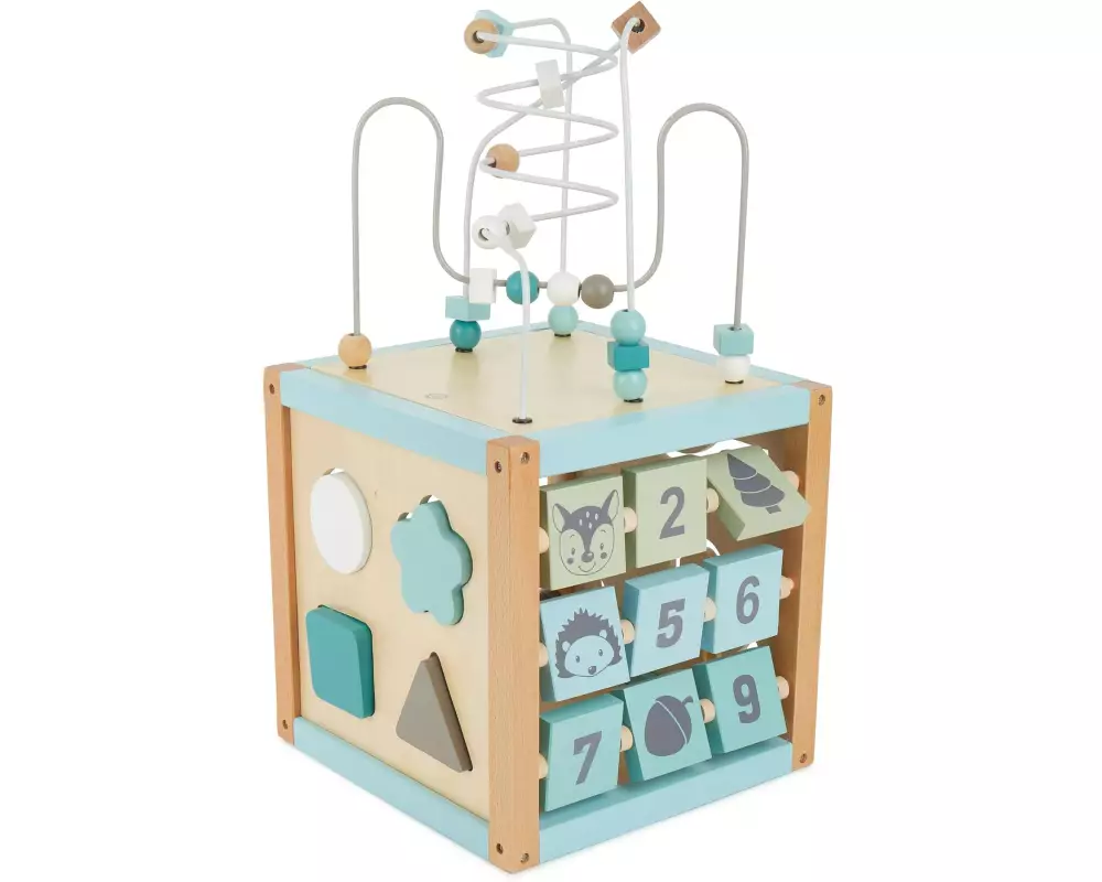 bieco Motorikwürfel Waldtiere XXL 30 x 30 x 60 cm