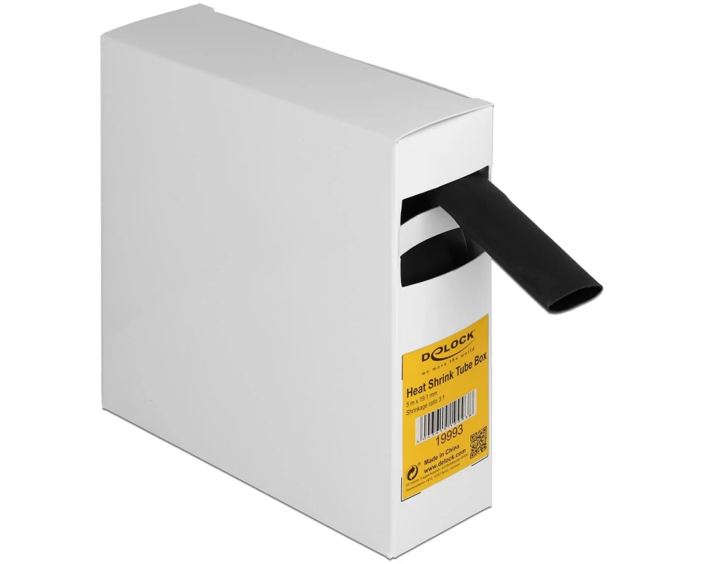 Delock Schrumpfschlauch Box mit Innenkleber, 5 m x 19.1 mm