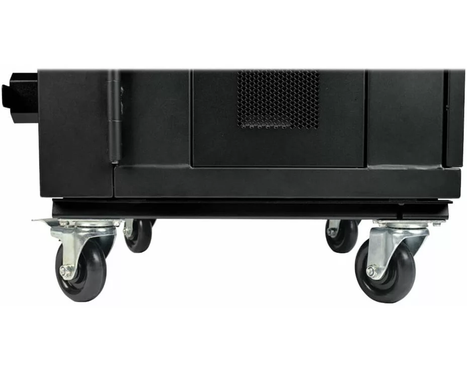 EATON TRIPPLITE Mobile Cart Conversion Kit with Handle Casters and Power Cord Manager for Tablet Chromebook Charging Stations