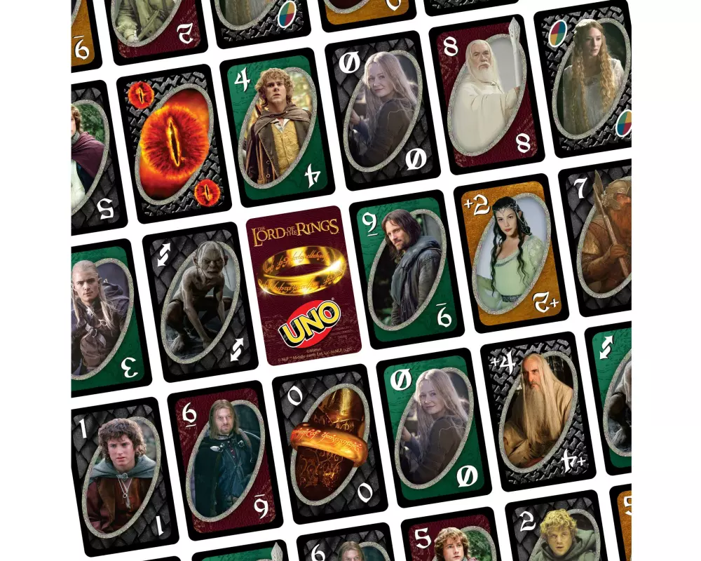 Mattel Spiele UNO Der Herr der Ringe