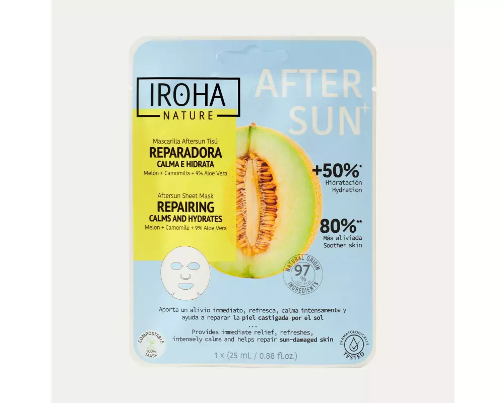 iroha Aftersun Repairing Melon Mask 25 ml1 Stück