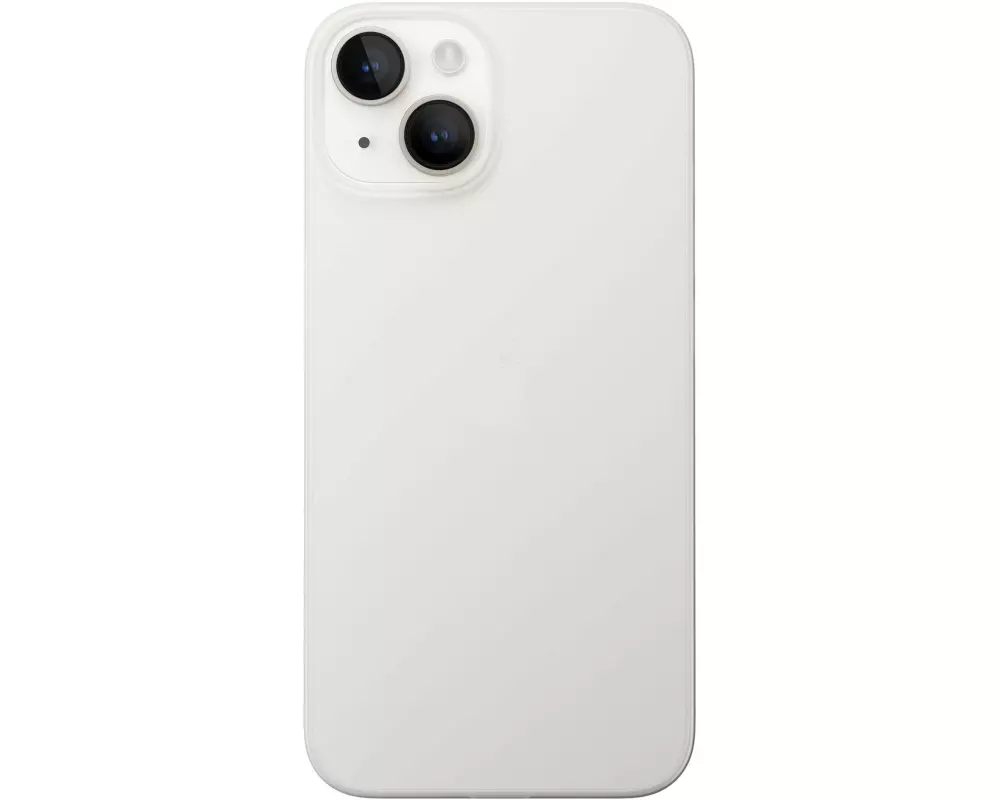 Nomad Back Cover Super Slim Case iPhone 14 Weiss