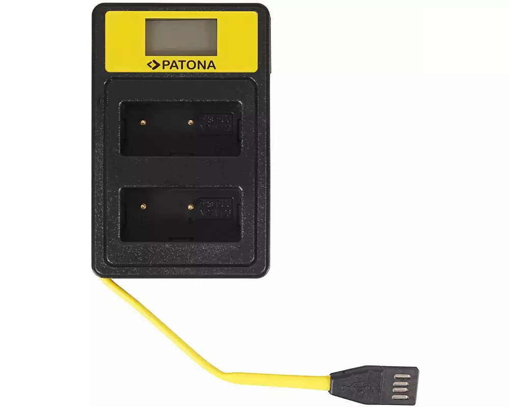 Patona Ladegerät Smart Dual LCD USB Fujifilm NP-W126