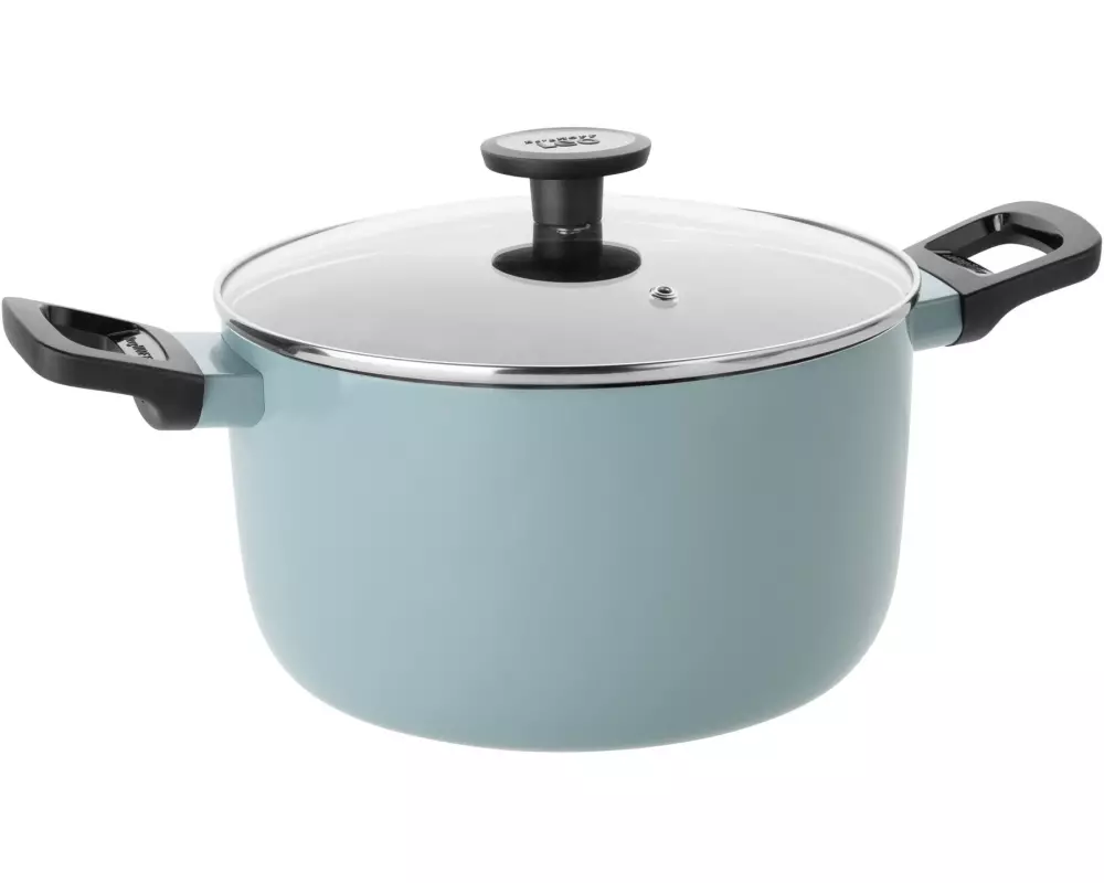 BergHOFF Servierkasserolle Leo Slate 24 cm, Türkis/Blau