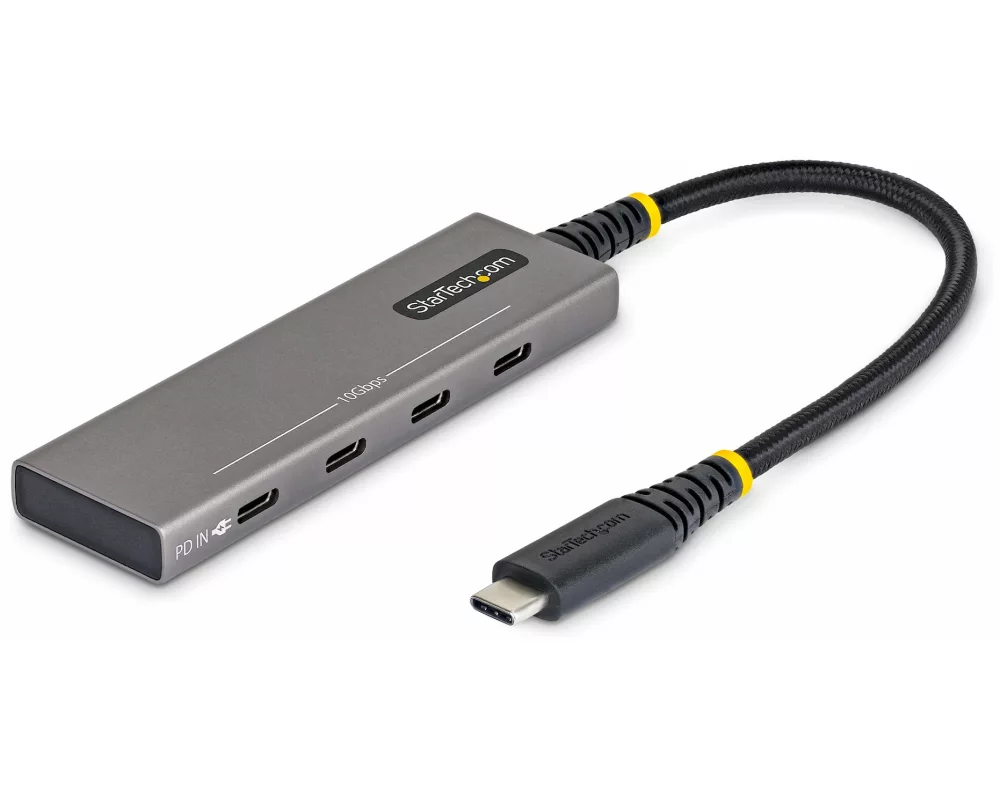 StarTech.com 309B-USBC-HUB Schnittstellen-Hub USB 3.2 Gen 2 (3.1 Gen 2) Type-C 10000 Mbit/s Grau