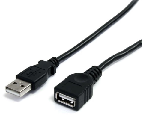 StarTech.com 10 ft Black USB 2.0 Extension Cable A to A