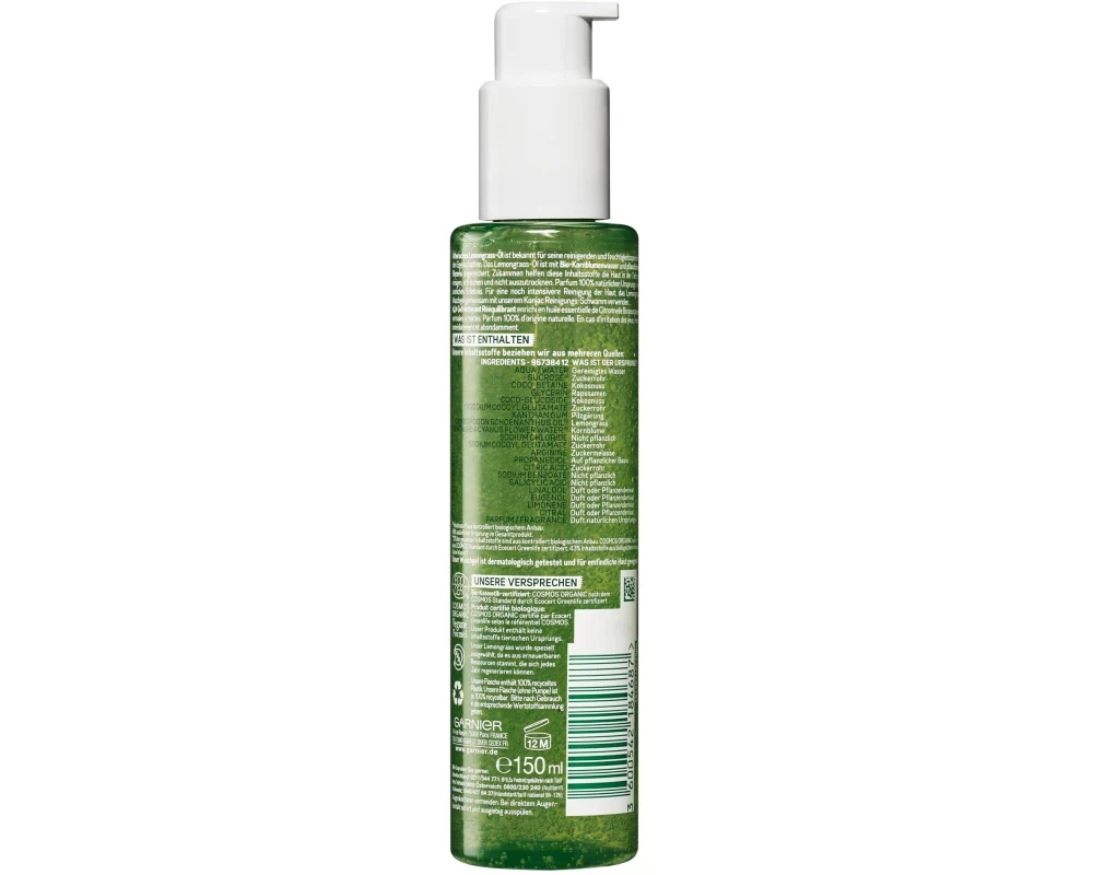 Garnier Bio Lemongrass 150 ml