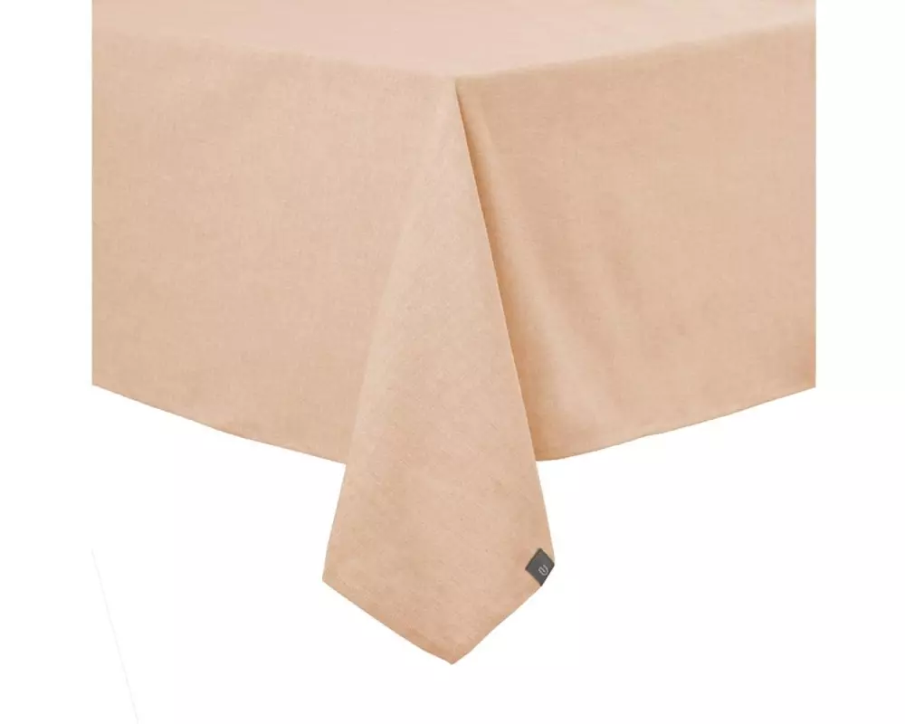 Urbanara Tischdecke Tolosa, 140 cm x 250 cm, Pfirsich