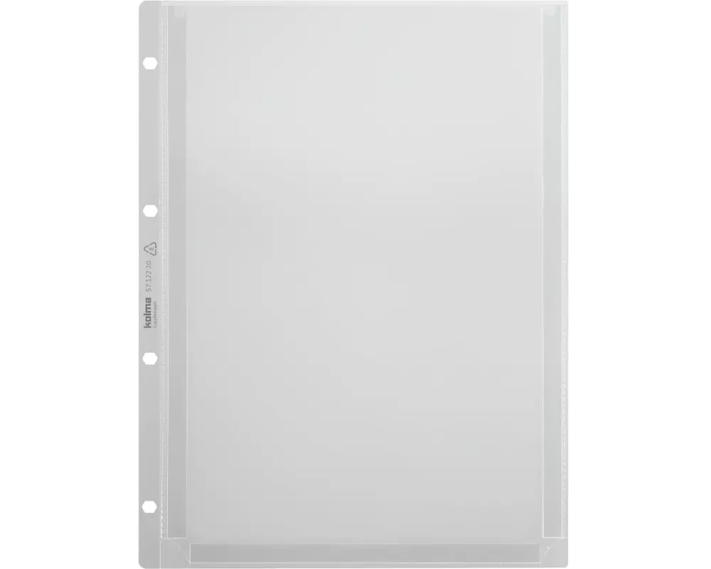 Kolma Zeigetasche Voluma A4 Transparent, 25 Stück