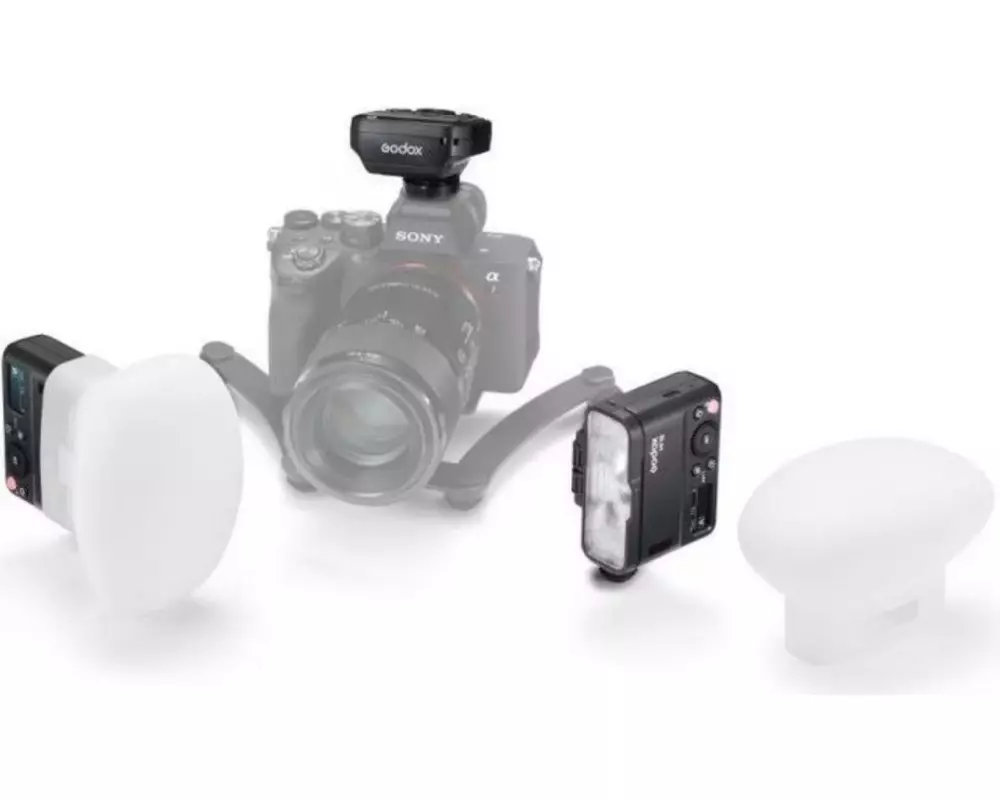 Godox Blitzgerät MF12-DK1 Dental Makro Blitz Set