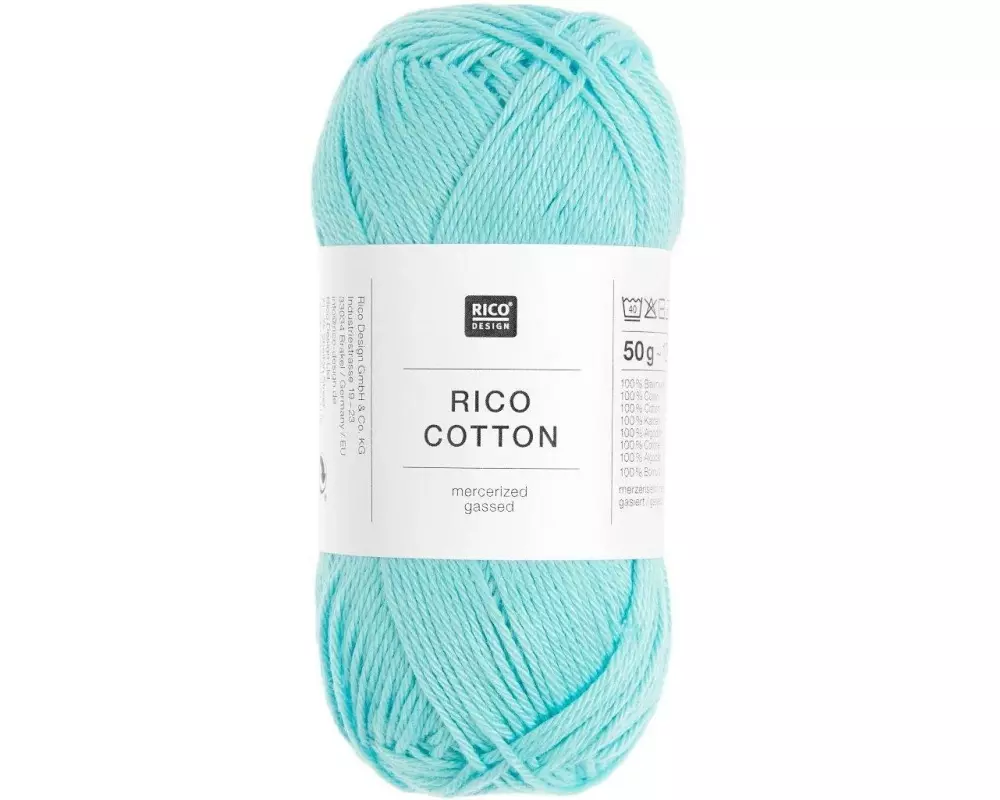 Rico Design Baumwollgarn Aqua, 50 g, 125 m