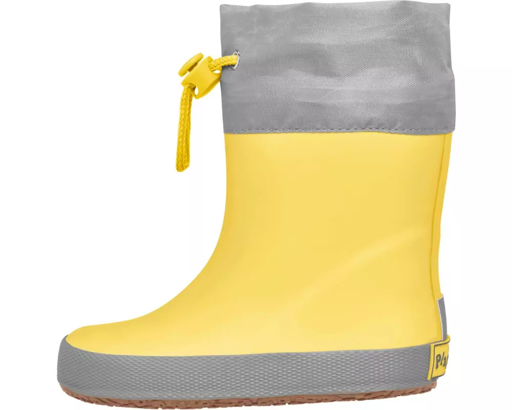 Playshoes Barfuss-Gummistiefel uni Gr. 28, Gelb