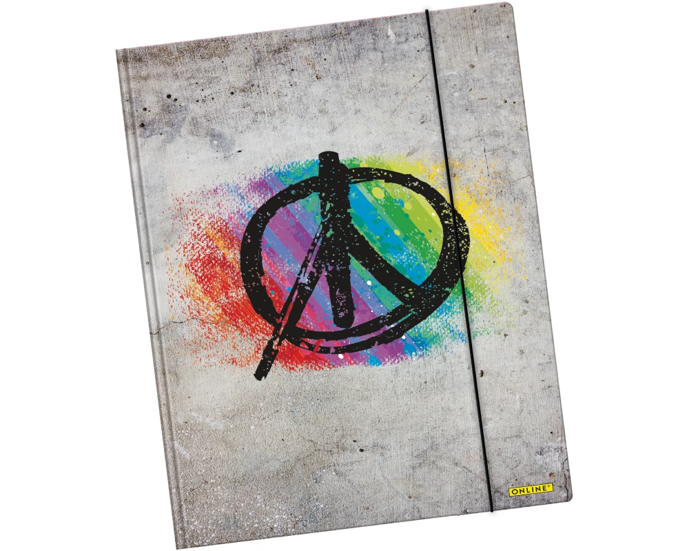 ONLINE Gummizugmappe A3 07932/6 Peace