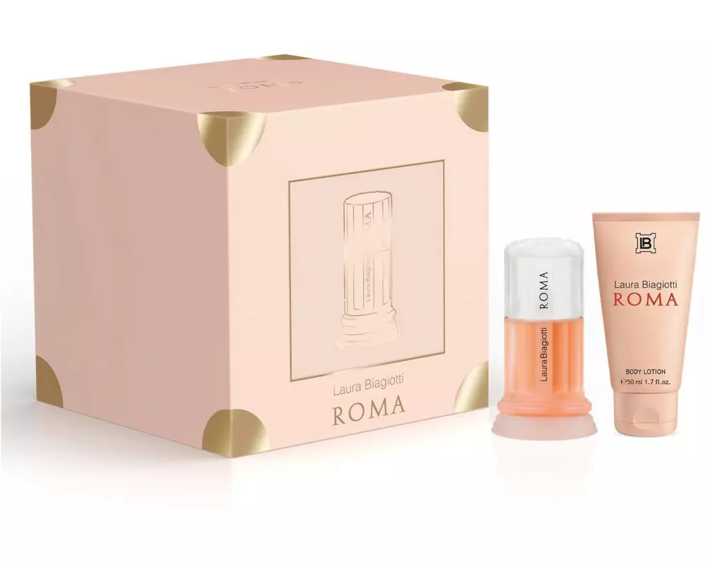 Laura Biagiotti Geschenkset Roma EDT 25 ml und Körperlotion 50 ml