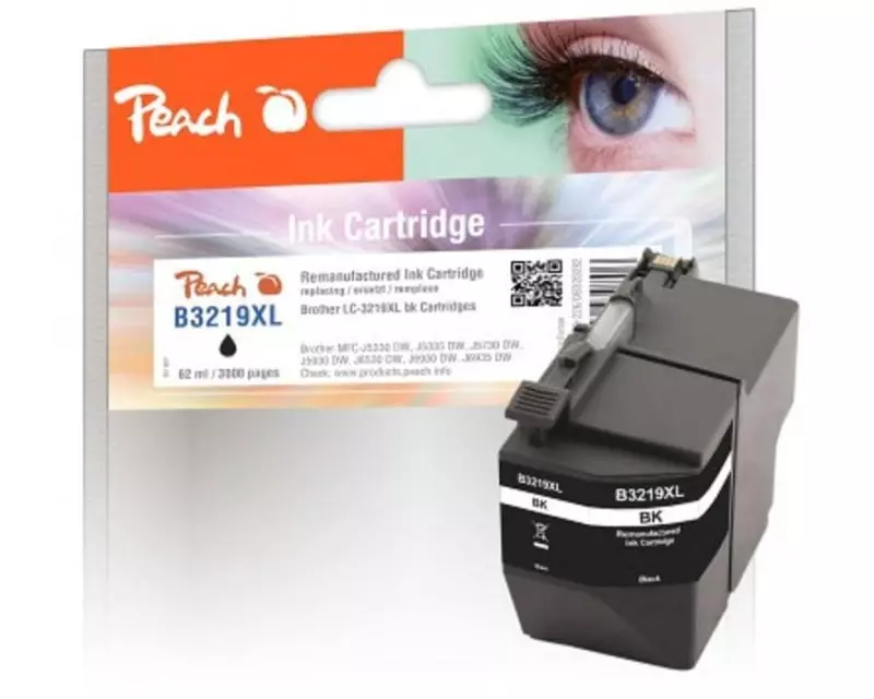 Peach Tinte Brother LC-3219XL Black
